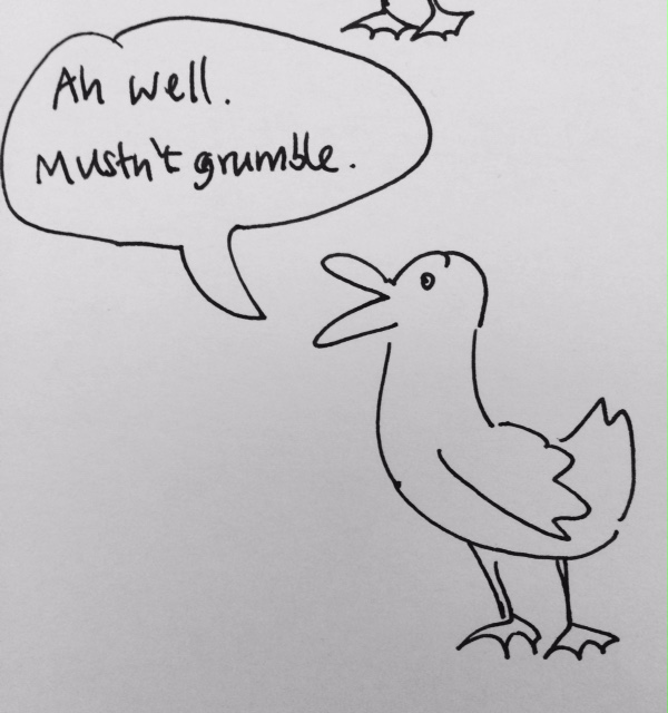 duck-billed platitude